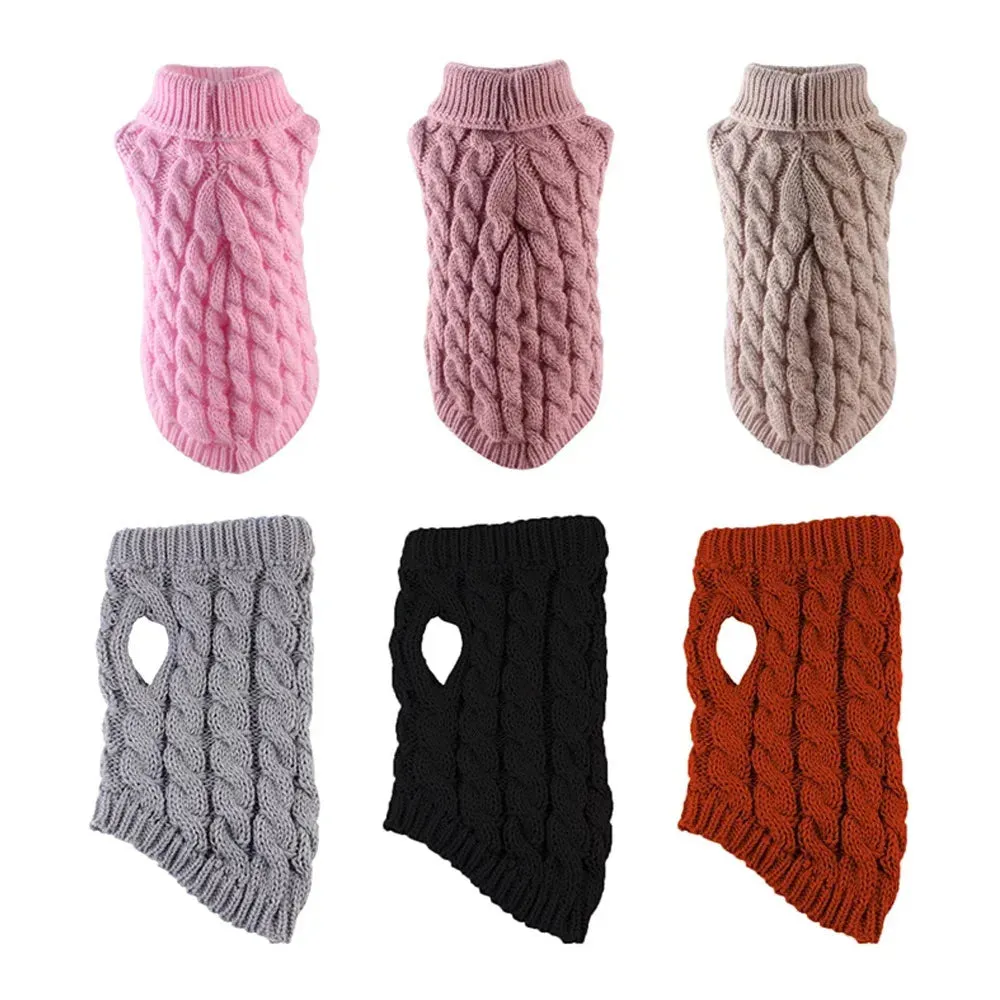 Turtleneck Sweater for Small and Medium Dogs