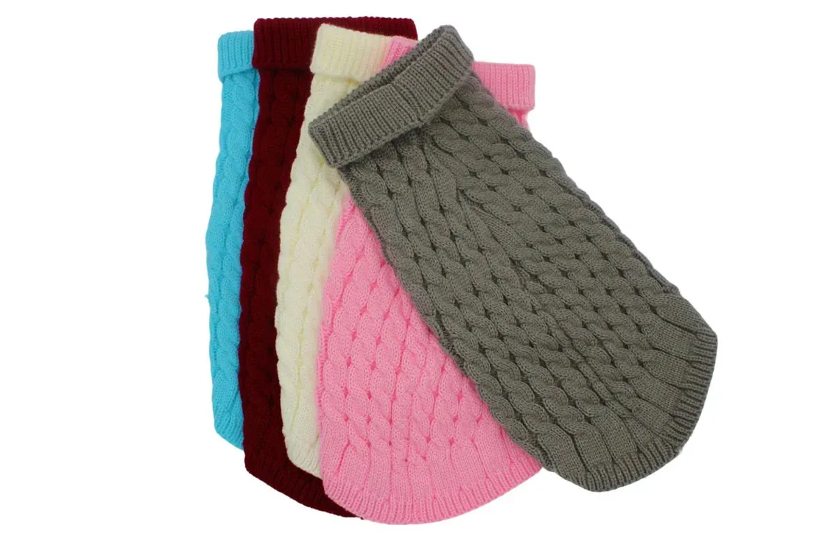 Turtleneck Sweater for Small and Medium Dogs