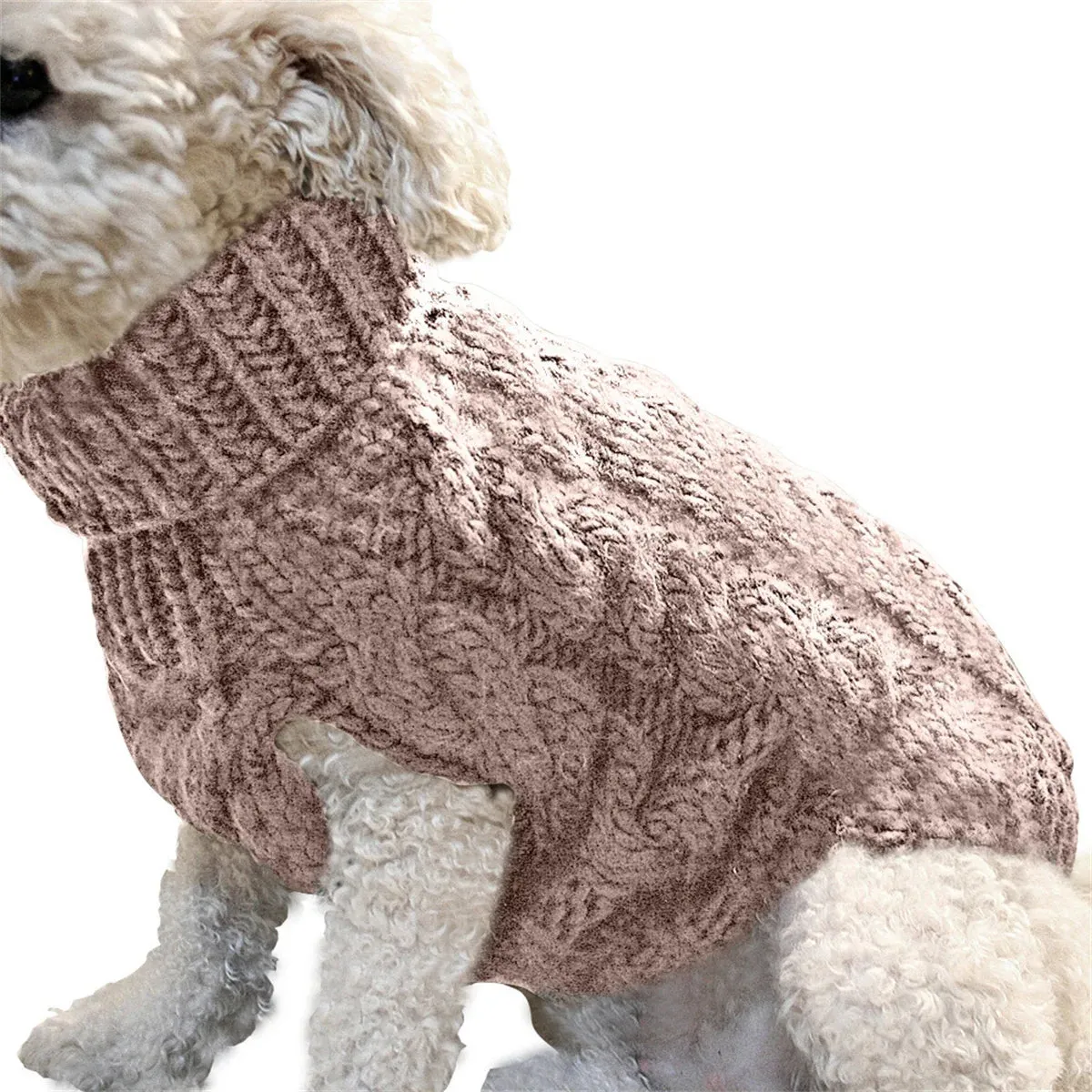 Turtleneck Sweater for Small and Medium Dogs