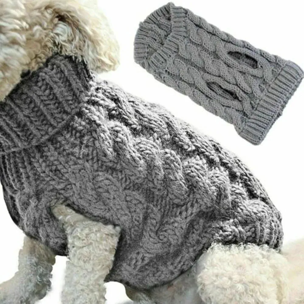 Turtleneck Sweater for Small and Medium Dogs