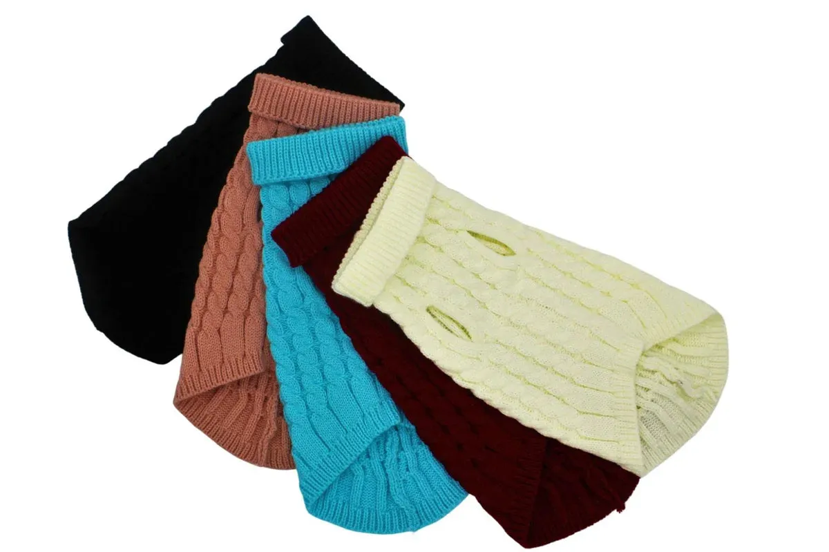 Turtleneck Sweater for Small and Medium Dogs