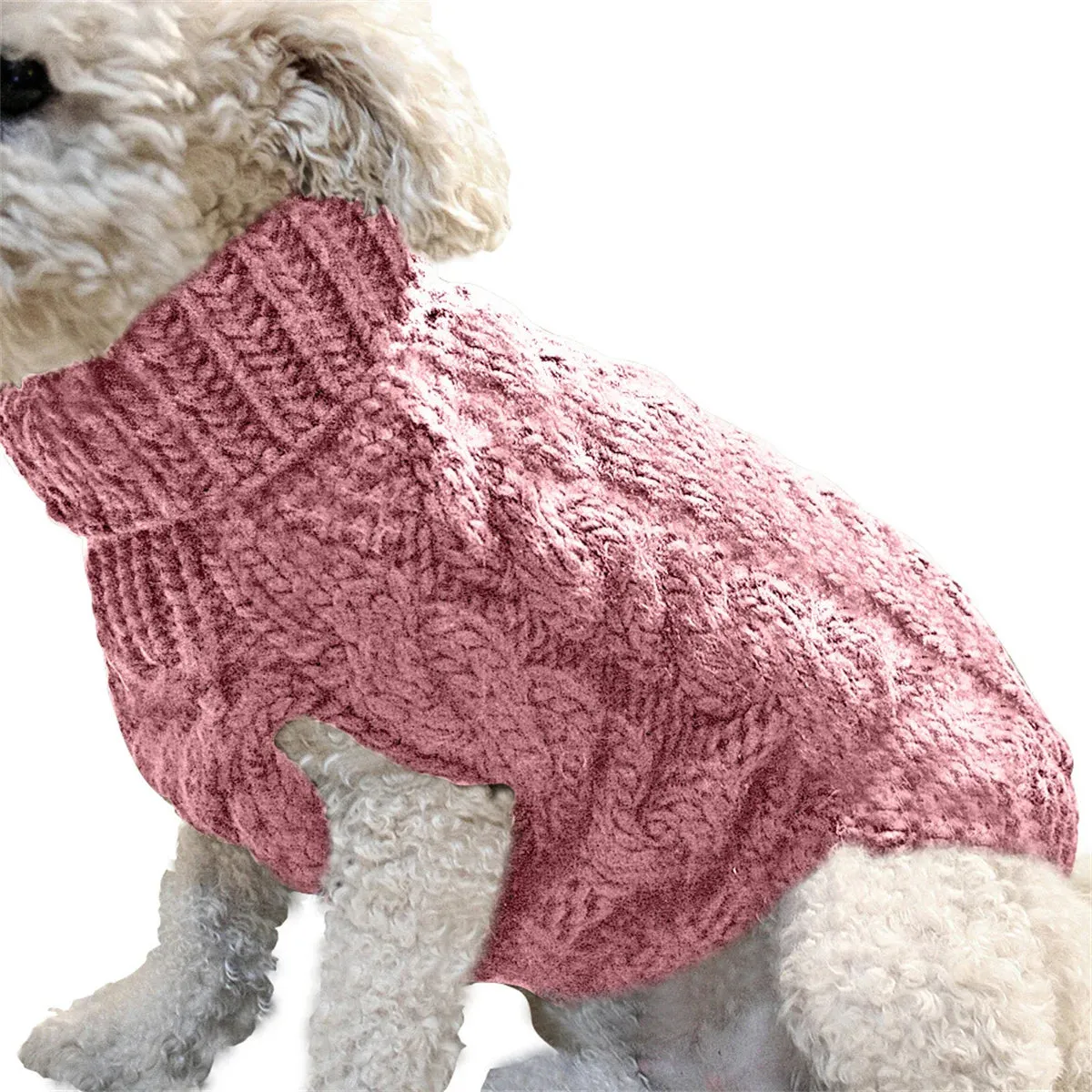 Turtleneck Sweater for Small and Medium Dogs