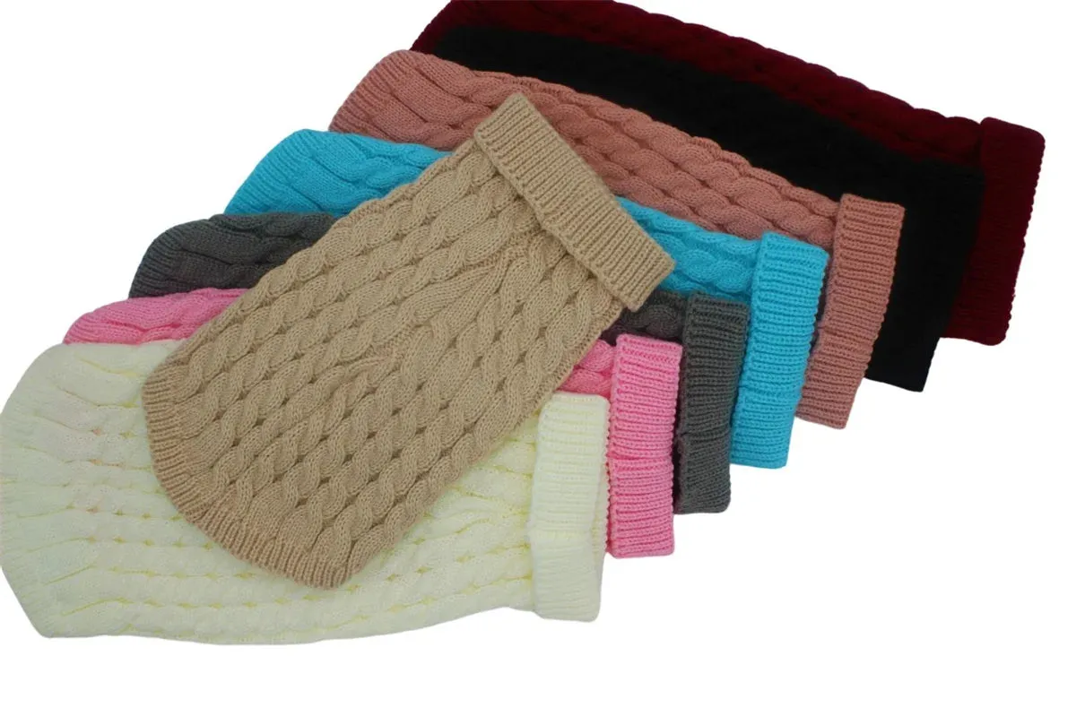 Turtleneck Sweater for Small and Medium Dogs