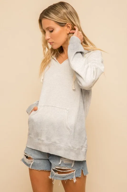 Two Tone Oversized Hoodie