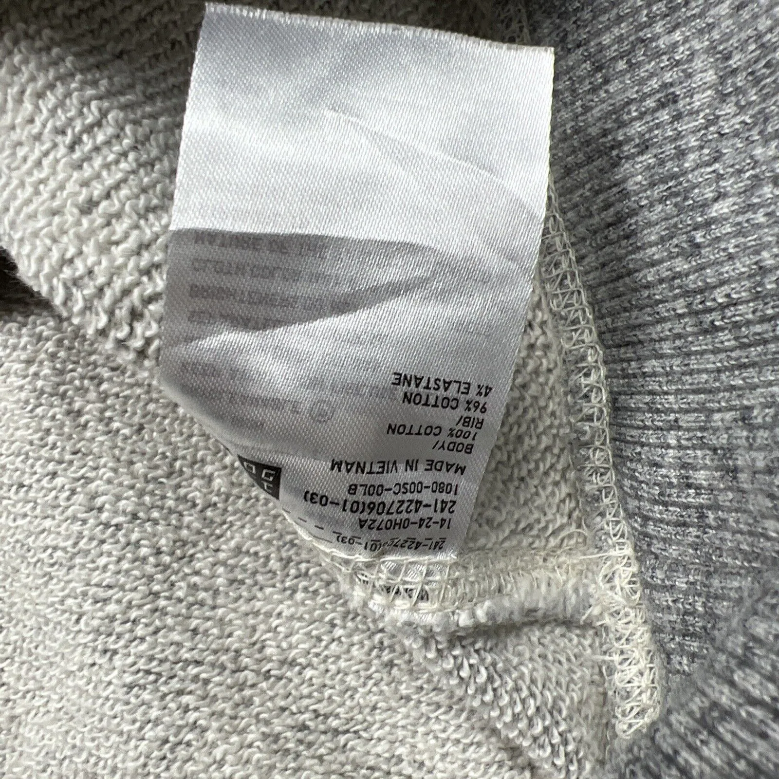 Uniqlo Womens Grey Pullover Hoodie Size XS