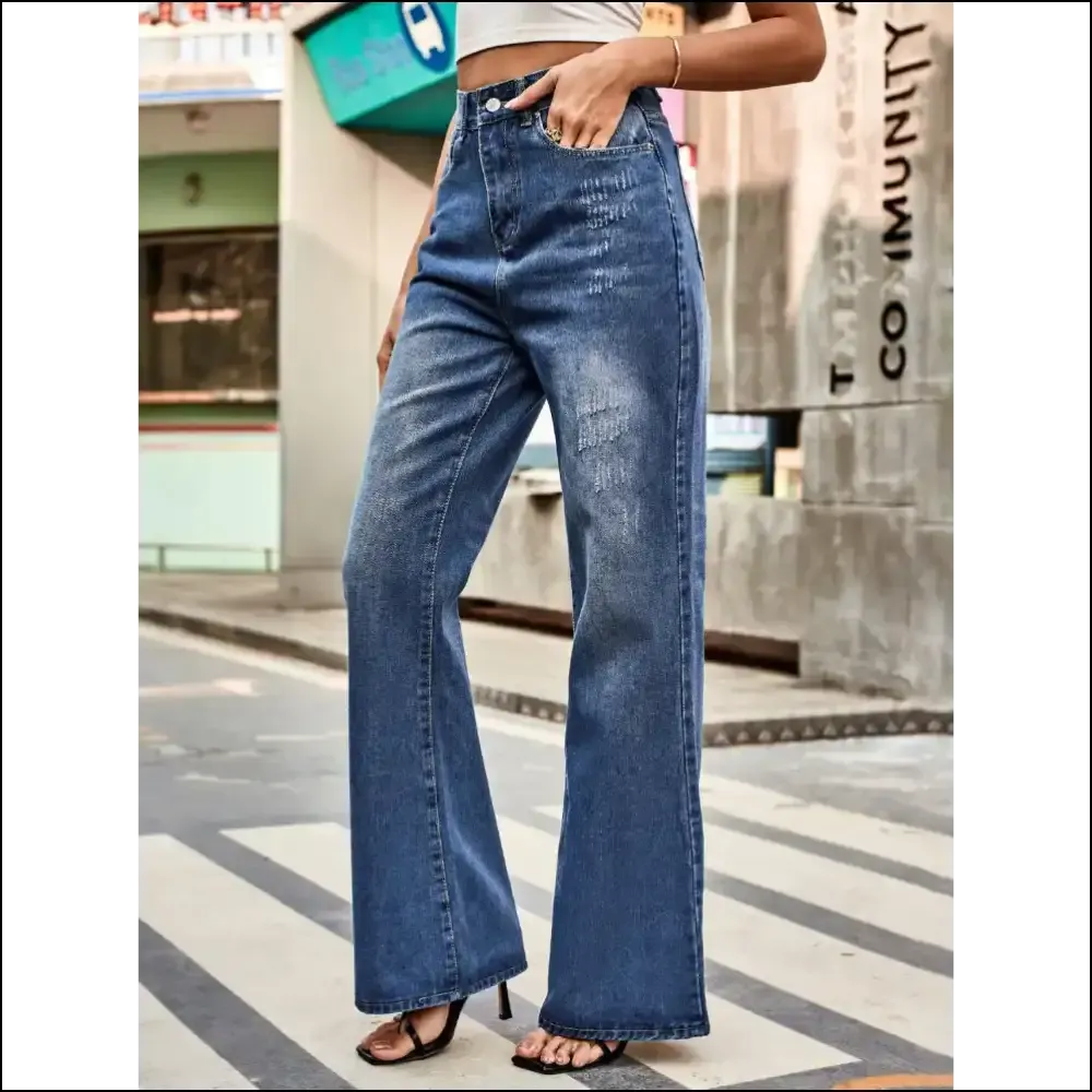 Unleash your Inner Diva with Chic High Rise Bootcut Jeans from Needful Things! 😂💃✨
