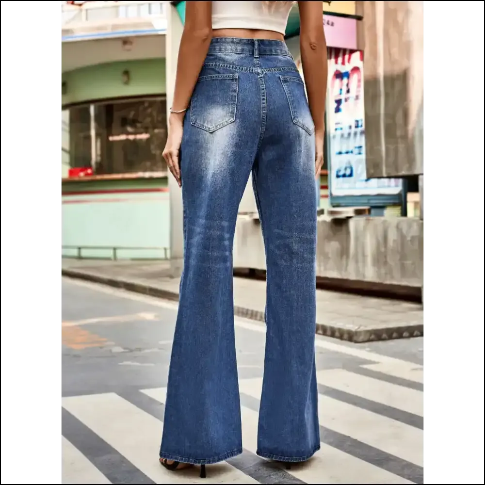 Unleash your Inner Diva with Chic High Rise Bootcut Jeans from Needful Things! 😂💃✨