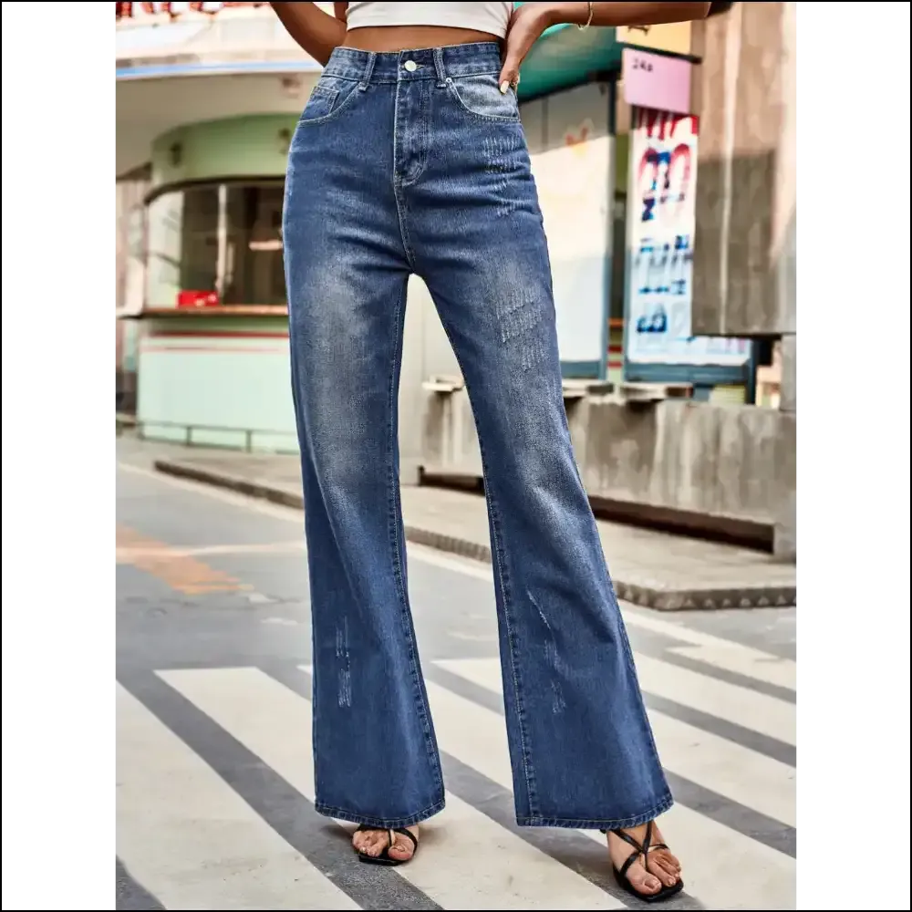 Unleash your Inner Diva with Chic High Rise Bootcut Jeans from Needful Things! 😂💃✨