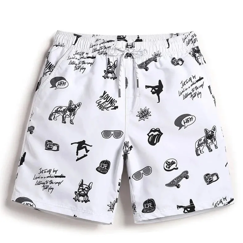 Vacation Doodle Board Shorts