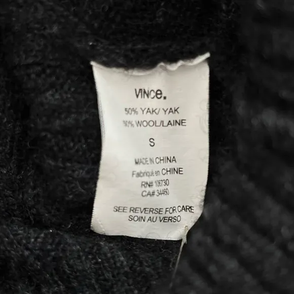 Vince Cacoon Yak Sweater Women Size S