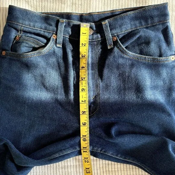 Vintage 80s Levis Jeans 517 2017 30x32 *30x25 Brown Tab Bootcut USA Hippie