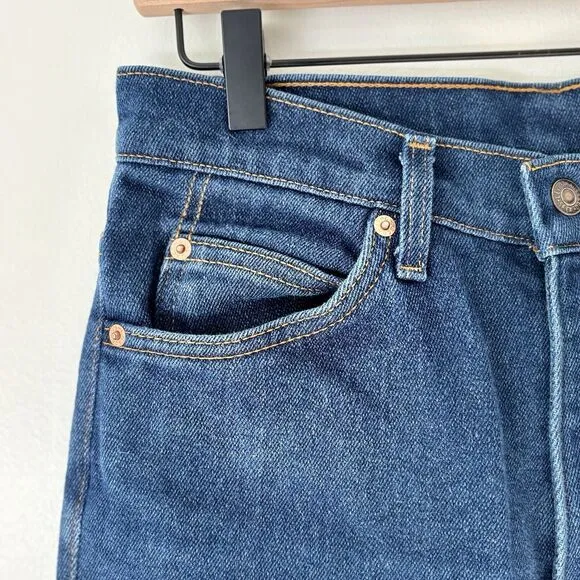 Vintage 80s Levis Jeans 517 2017 30x32 *30x25 Brown Tab Bootcut USA Hippie