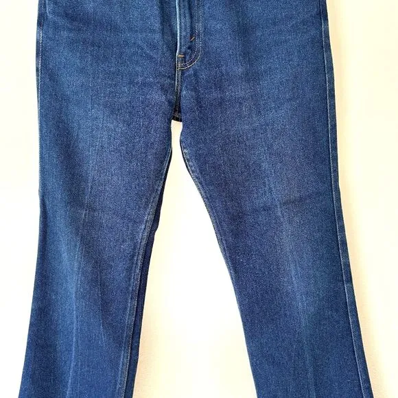 Vintage 80s Levis Jeans 517 2017 30x32 *30x25 Brown Tab Bootcut USA Hippie