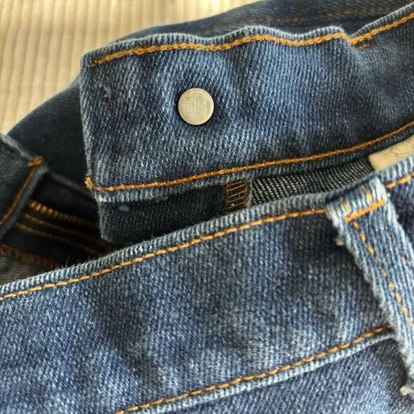 Vintage 80s Levis Jeans 517 2017 30x32 *30x25 Brown Tab Bootcut USA Hippie