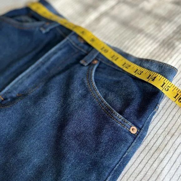 Vintage 80s Levis Jeans 517 2017 30x32 *30x25 Brown Tab Bootcut USA Hippie