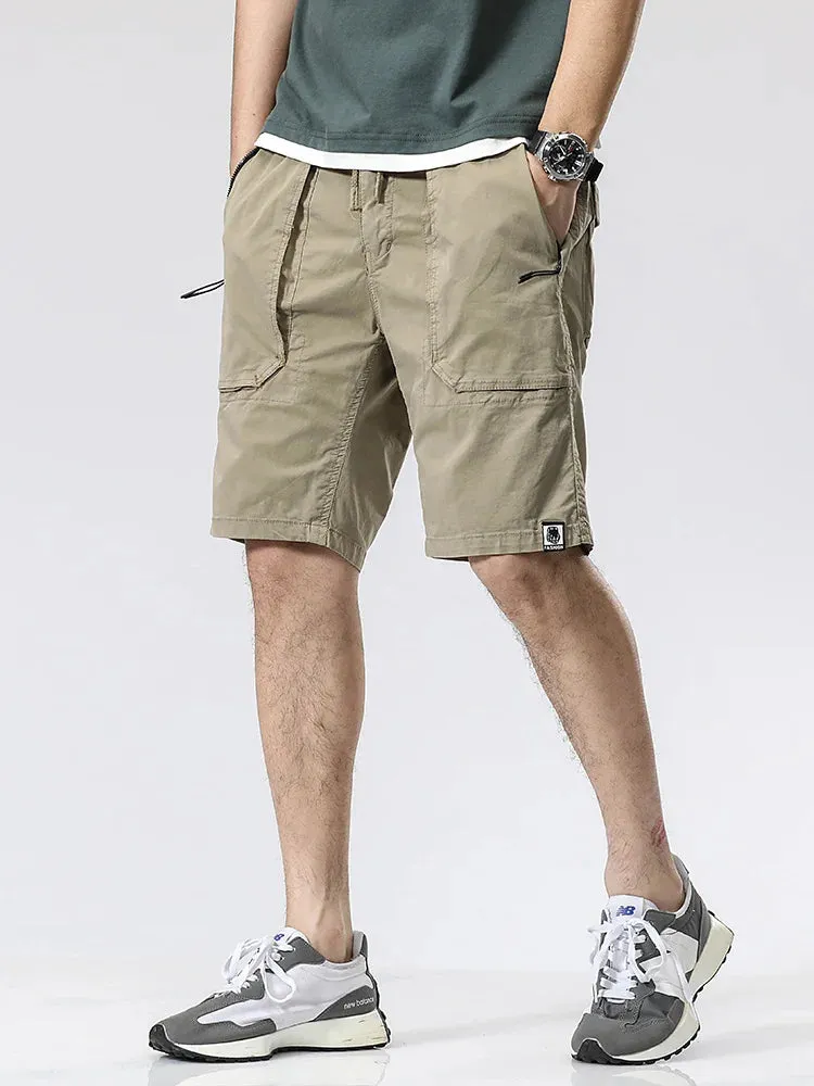 VivaLaMode Sommer-Zip-Taschen-Cargo-Shorts für Herren