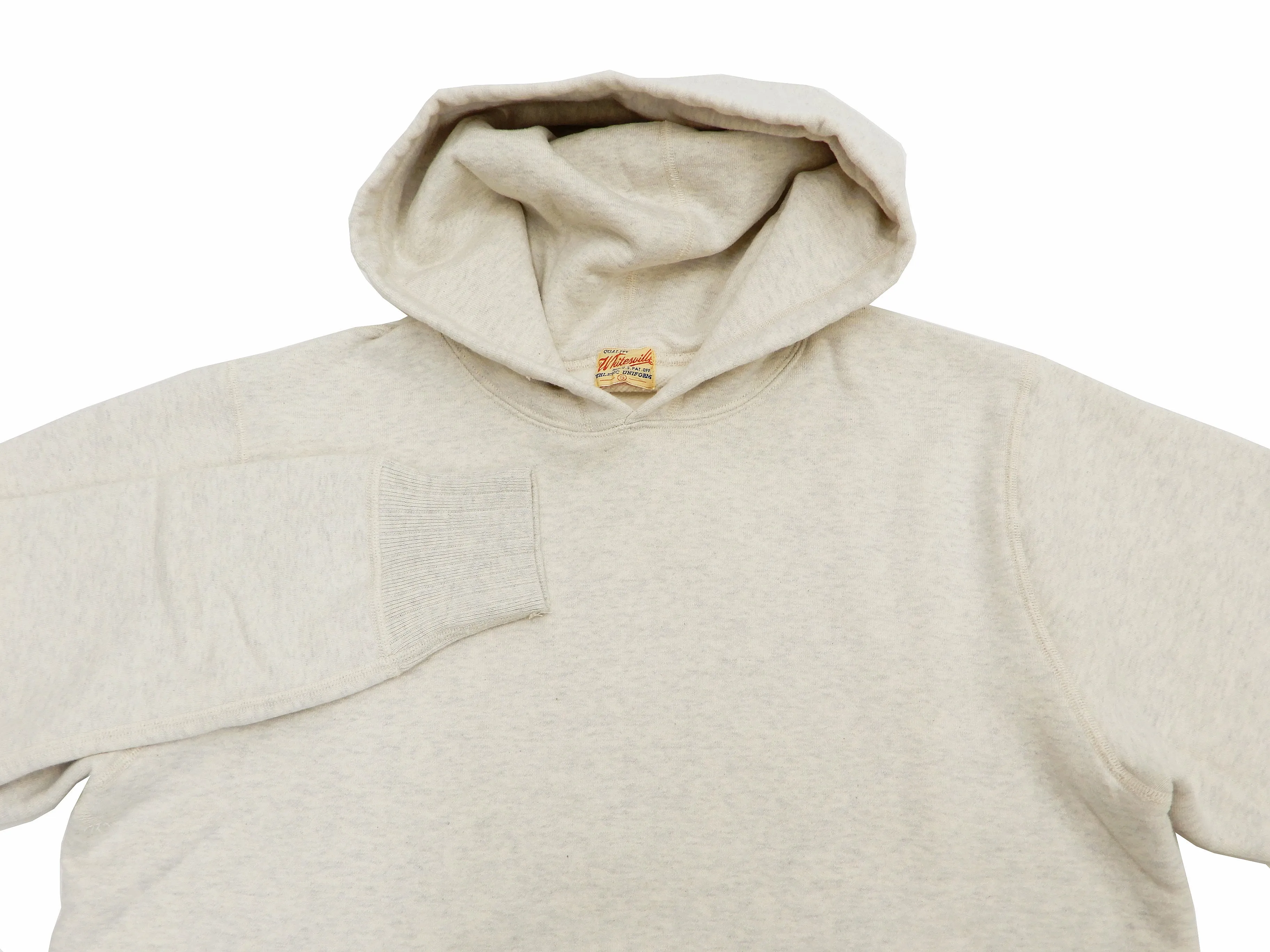 Whitesville Plain Pullover Hoodie Men's Solid Color Hooded Sweatshirt WV67729 Oatmeal