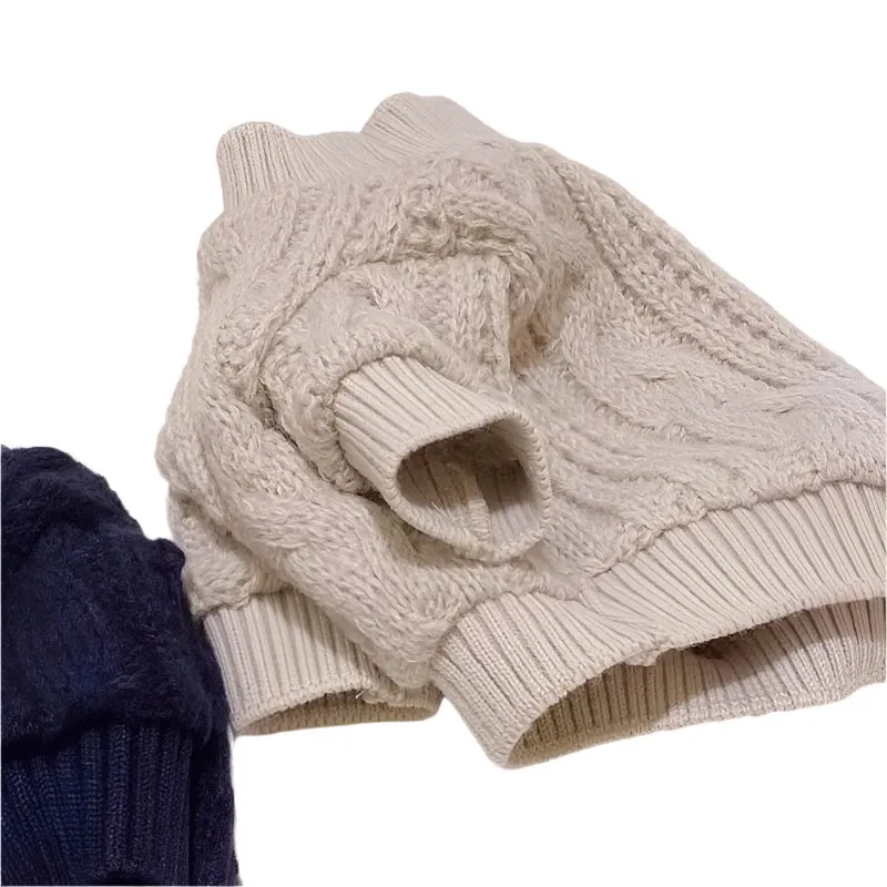 Winter Knit Turtleneck Sweater for Dogs & Cats