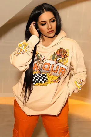 WJ0247 Graphic Hoodie Sweatshirt
