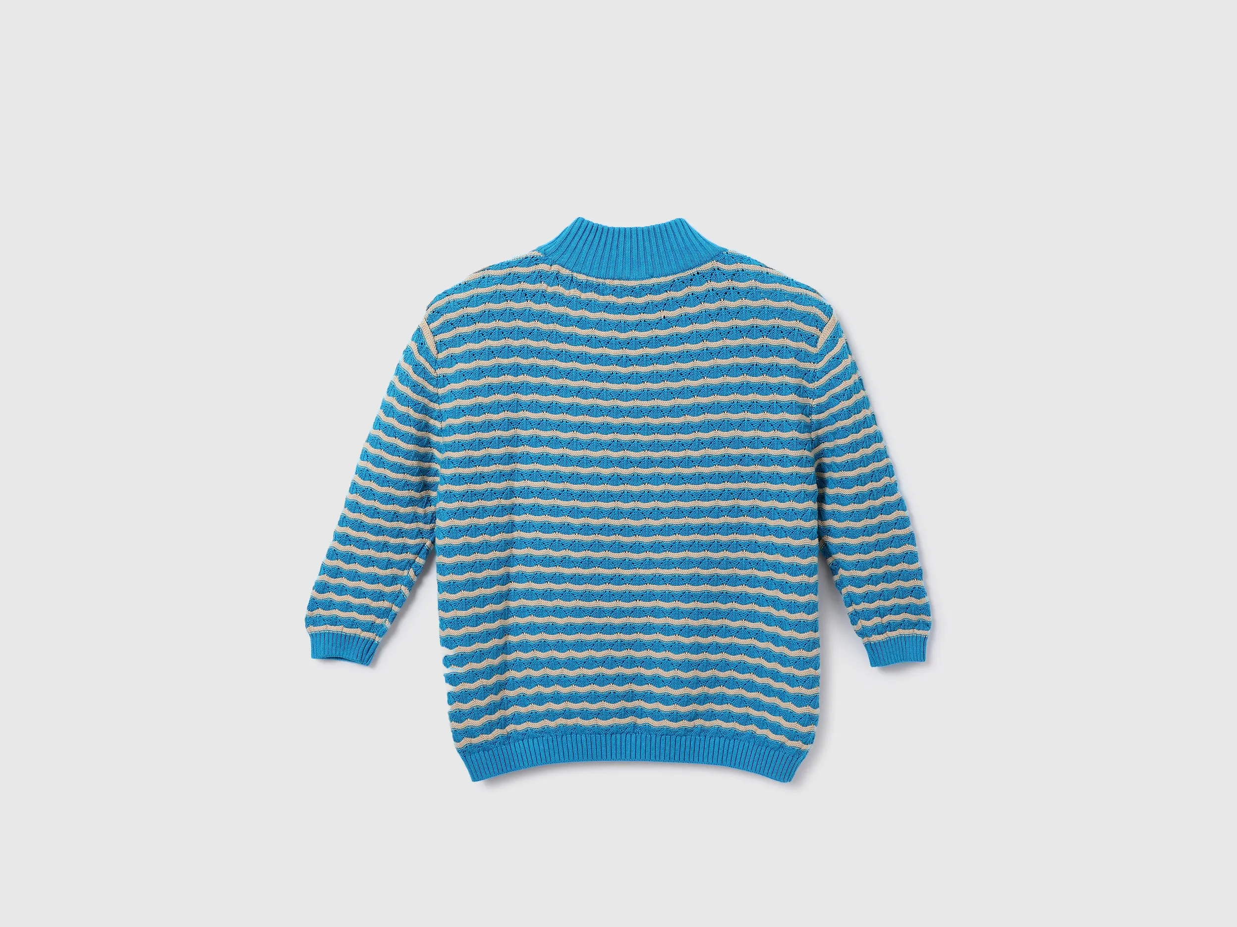 Women Patterned Mock Neck Sweater