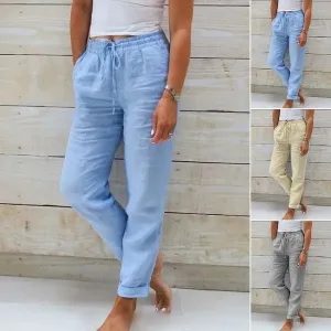 Women's Lightweight Linen Pants