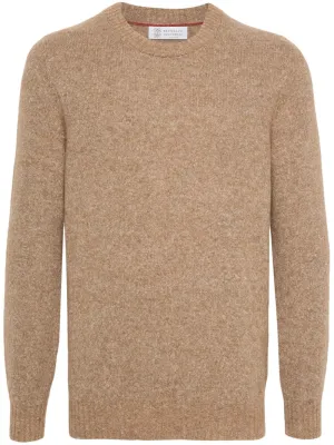 Wool crewneck sweater