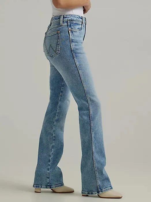 Wrangler Women's Retro Bailey High Rise Boot Cut in Faeleen