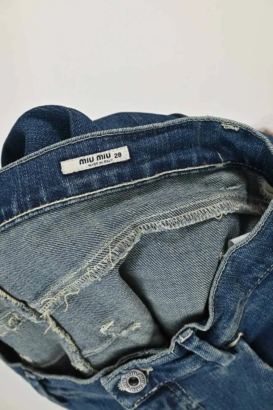 [WW32613] Miu Miu | Denim Pants