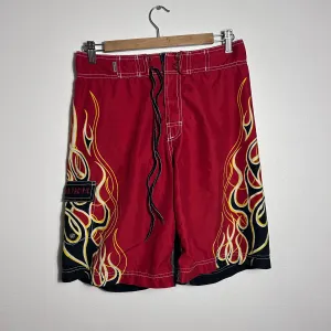 Y2K flame ocean pacific boardshorts W29’