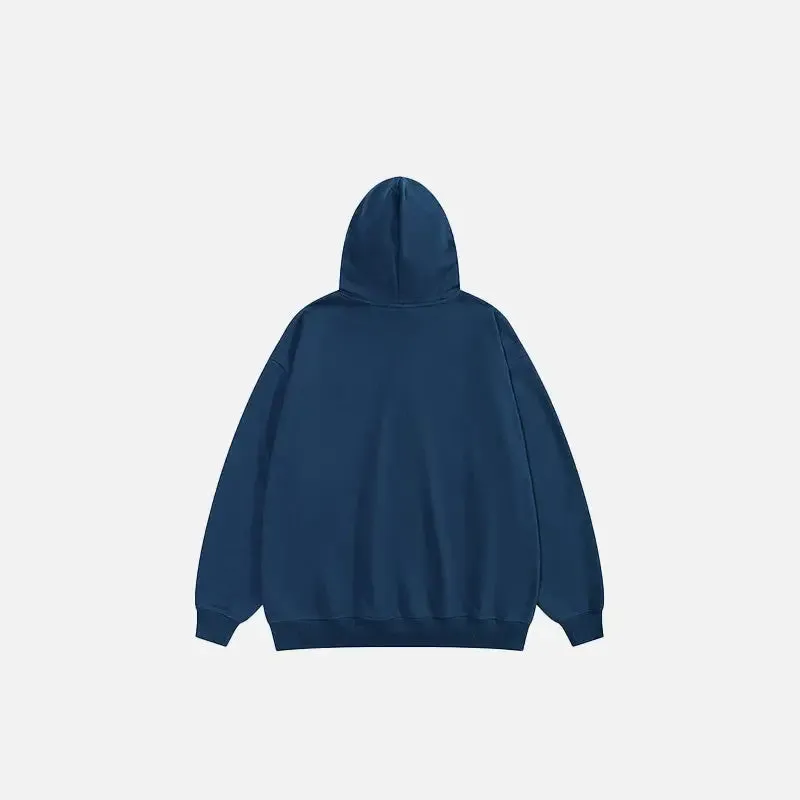Y2K Loose Oversized Hoodie for Comfortable Streetwear Style