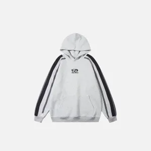 Y2K Striped Oversized Hoodie for Style and Comfort