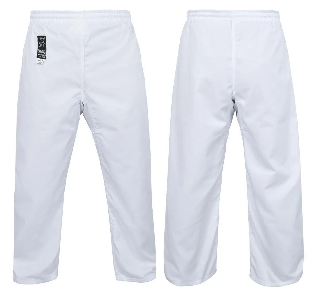 Yamasaki Pro GI Martial Arts Pants | White [10oz]