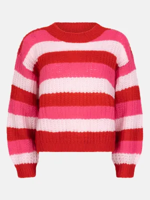 Ydence Knitted sweater Annelies pink red