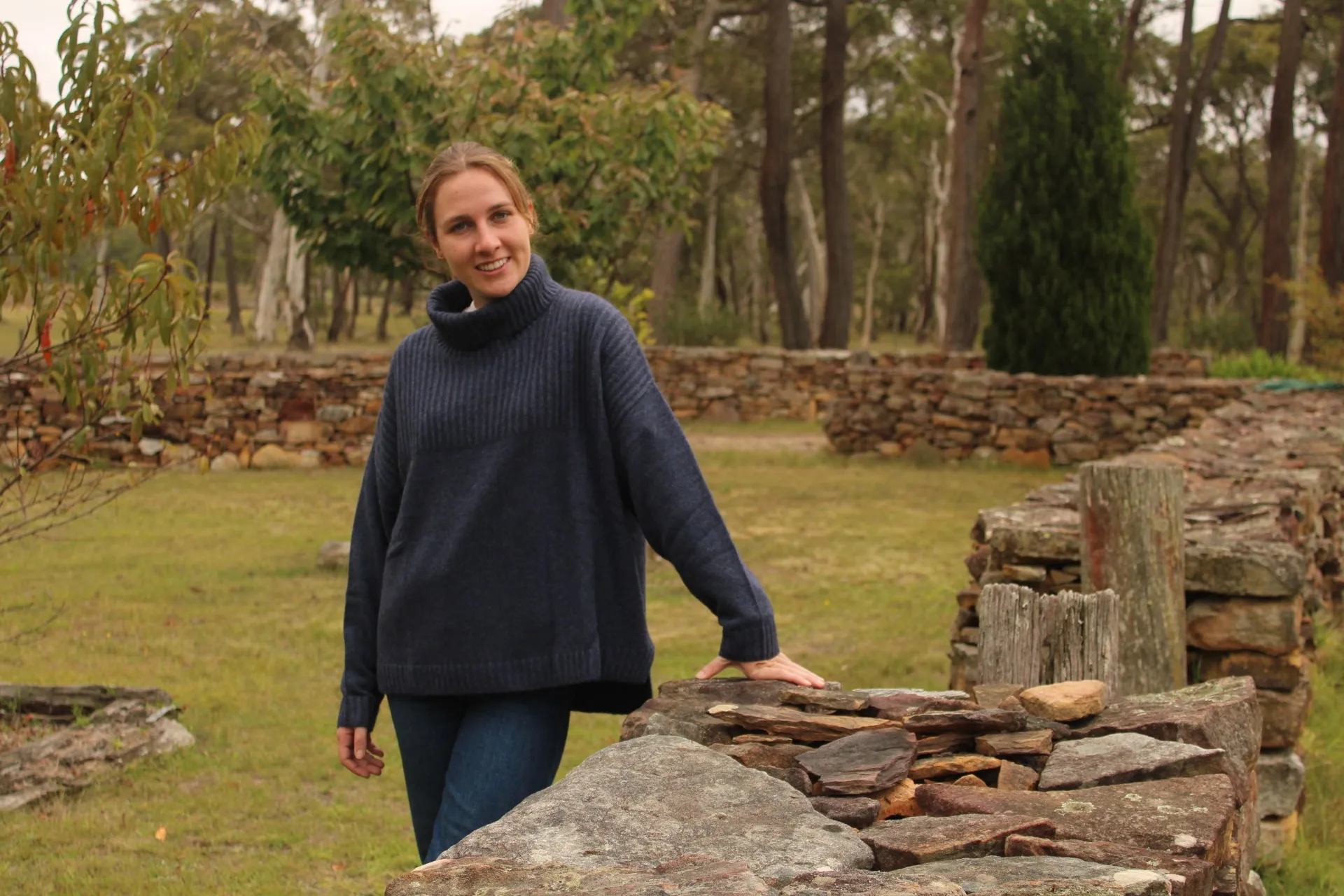 Zaga Chunky Jumper - Soft Blue