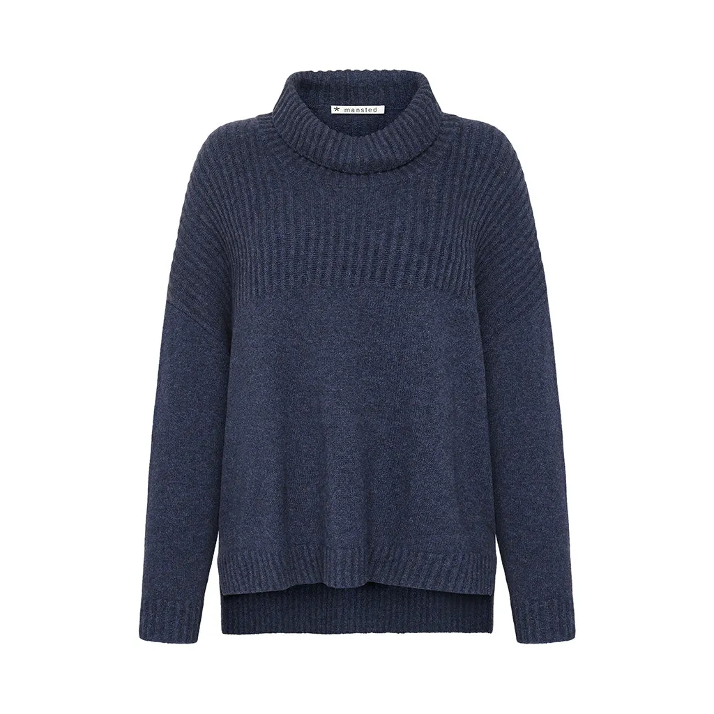 Zaga Chunky Jumper - Soft Blue