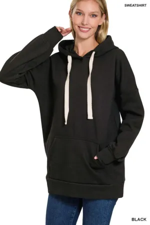 ZENANA Oversized Hoodie Longline Sweatshirt