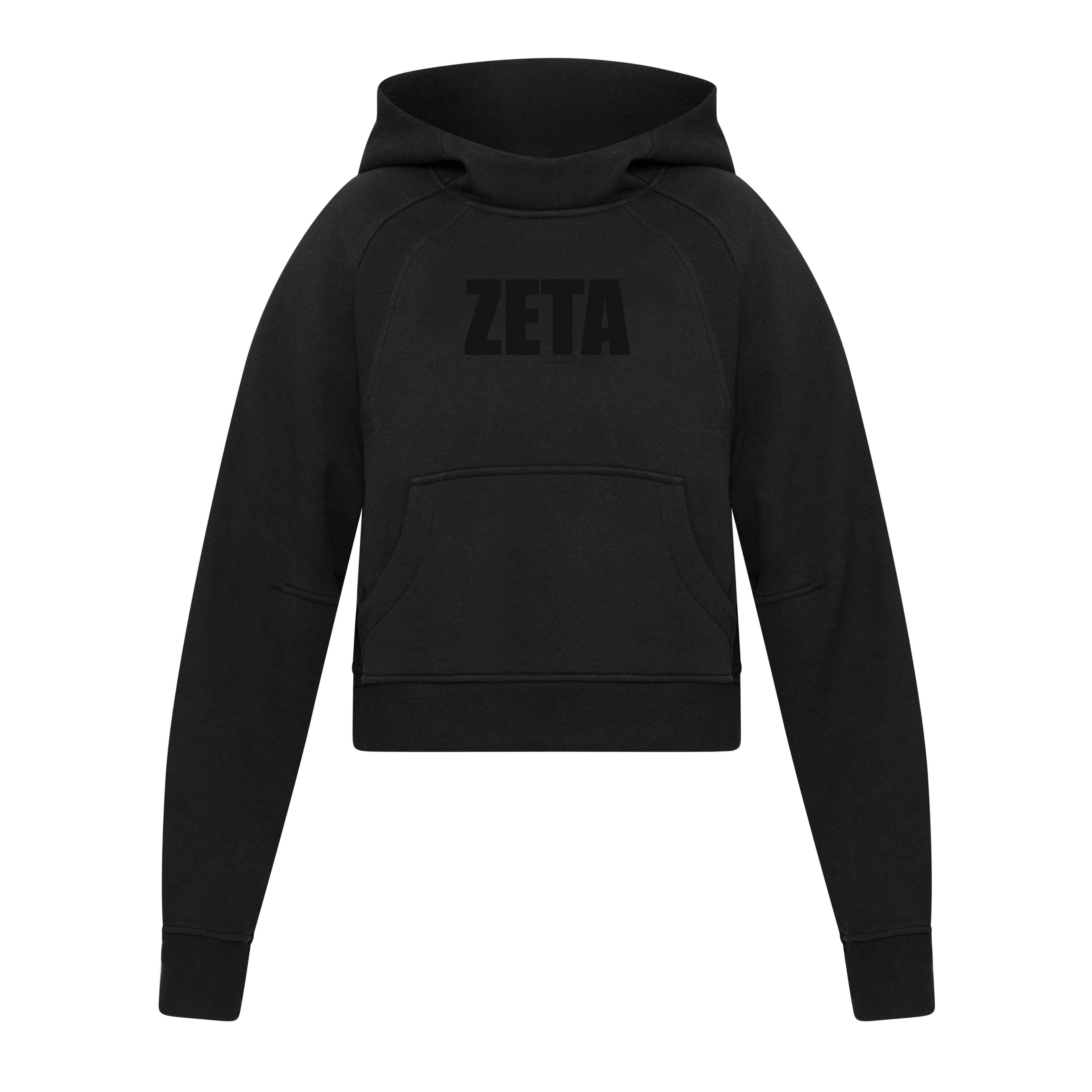 Zeta Tau Alpha lululemon Scuba Oversized Hoodie - Black